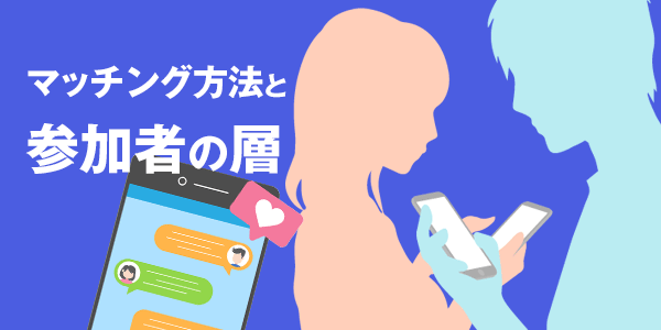 マッチング方法と参加者の層